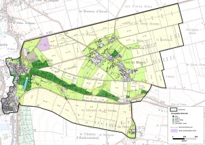 Exemple de carte d’occupation des sols