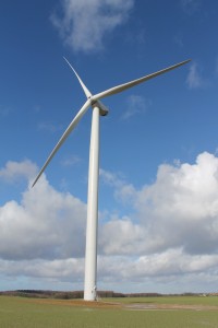 Éolienne aux Grandes Ventes, Seine-Maritime, France