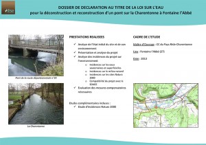 Déconstruction / reconstruction d’un pont sur la Charentonne (27)